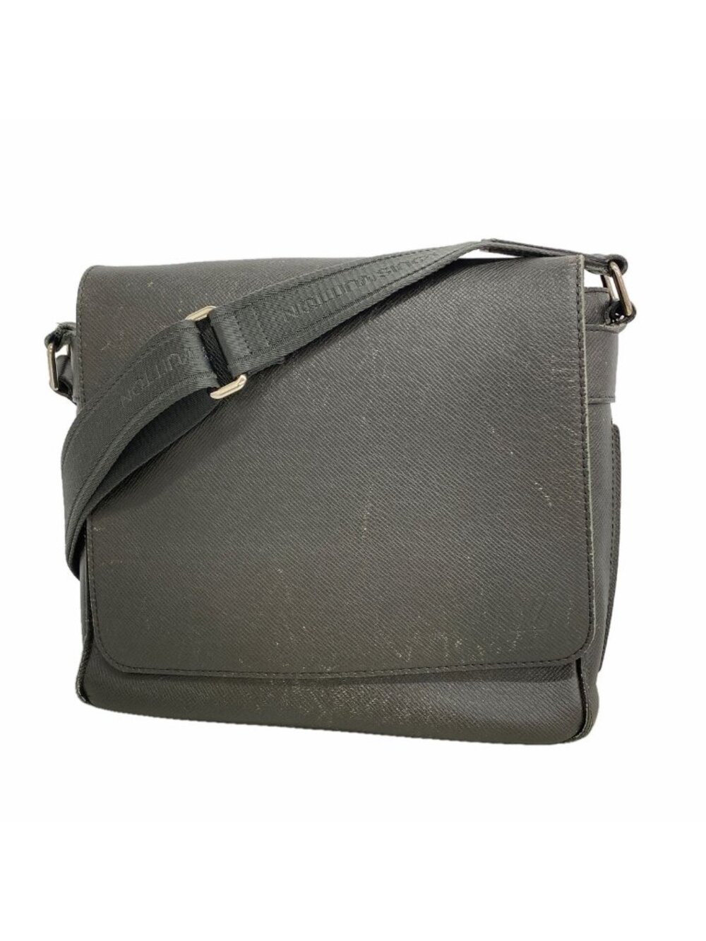 Louis Vuitton Shoulder Bag Taiga Roman PM Ardoise